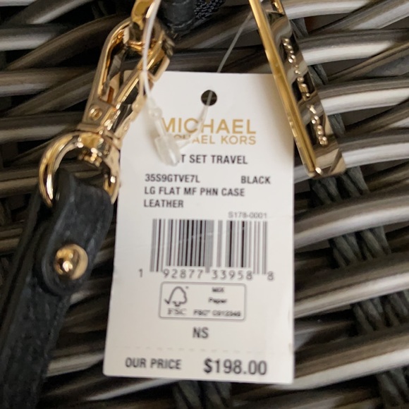 Michael Kors Jet Set Travel Lg Flat Multifunctional Phone Case-Wristlet-… - Picture 8 of 16
